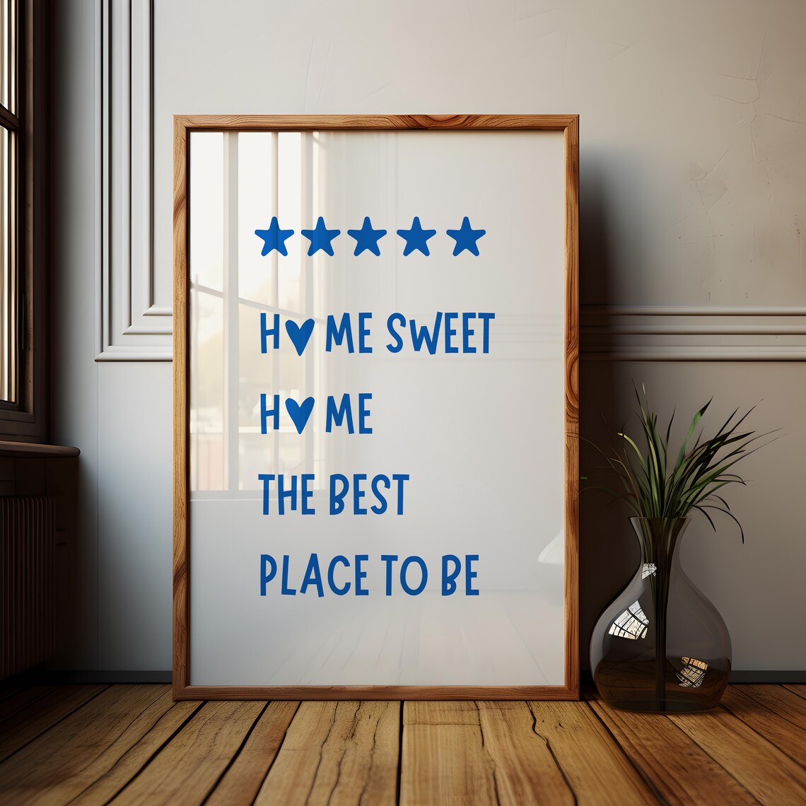 Home Sweet Home Retro Inspirational Quote Art Print - Image 4