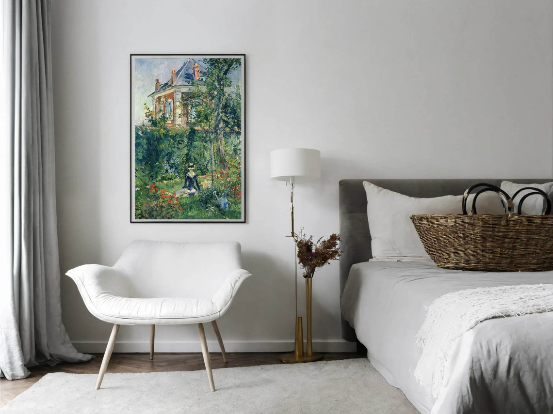Edouard Manet A Garden Nook at Bellevue Impressionist Art Poster - Image 7