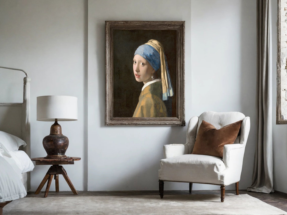 Vermeer Girl with a Pearl Earring Dutch Golden Age Masterpiece Poster - Image 7