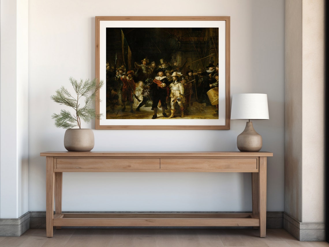 Rembrandt The Night Watch Dutch Golden Age Masterpiece Poster - Image 8