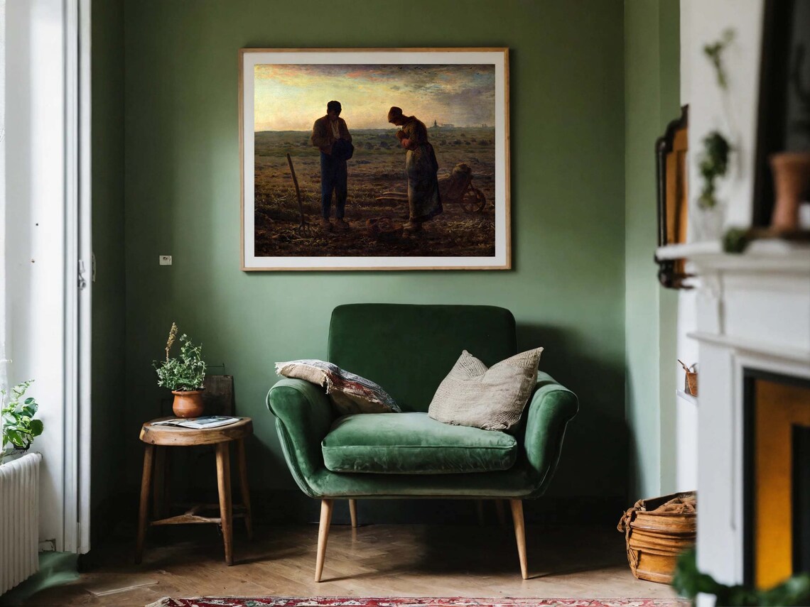 Jean Millet The Angelus Vintage Art Print - Image 5