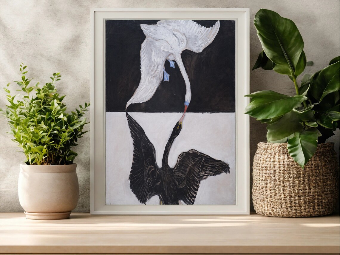 Hilma Af Klint The Swan No. 1 Abstract Art Print - Image 2
