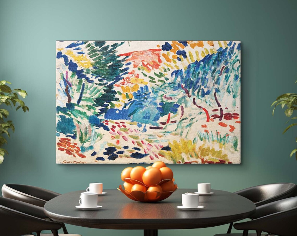Matisse Landscape At Collioure Modern Art Print