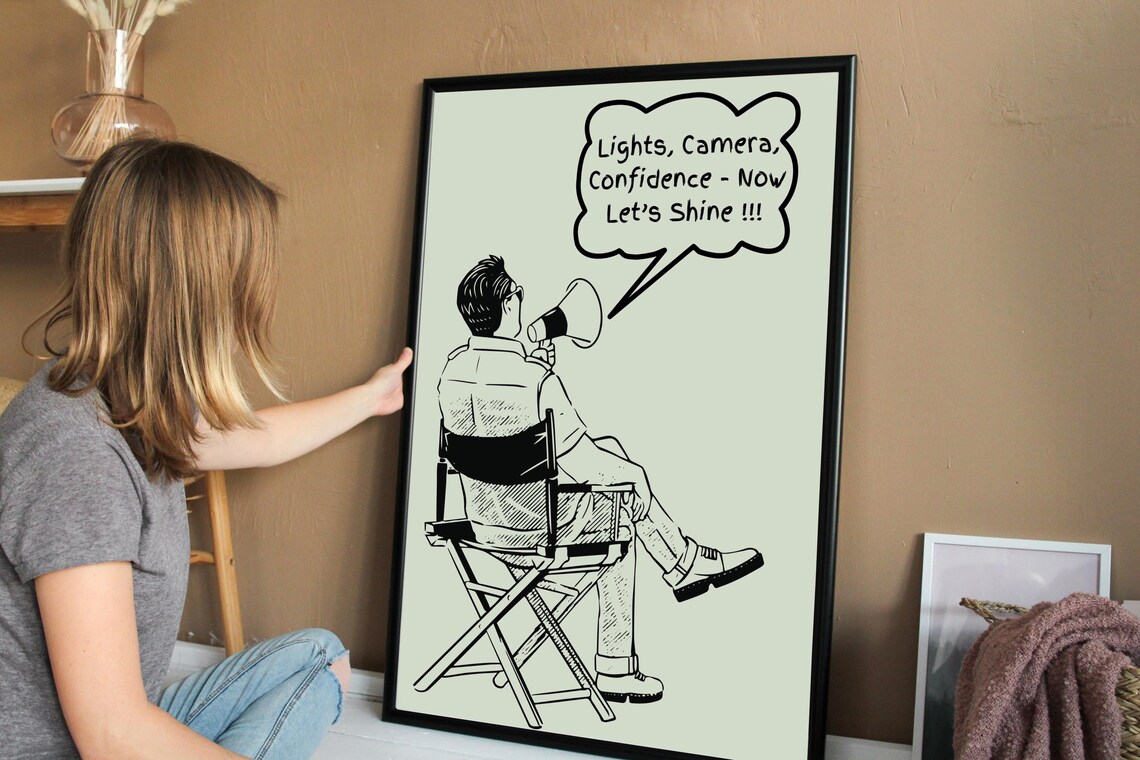 Film Director Motivation Quote, Inspirational Poster - Image 2