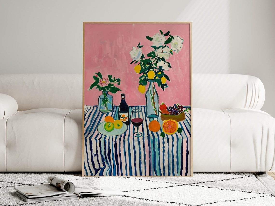 Kitchen Food Contemporary Travel Poster - Image 2