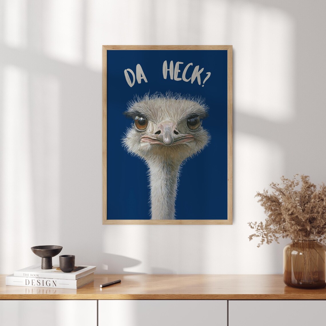 Da Heck Funny Ostrich Dorm Room Decor - Image 2