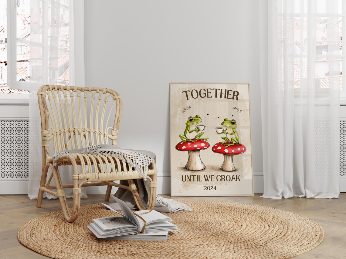 Personalized Couple - Contemporary Travel Poster - Image 3