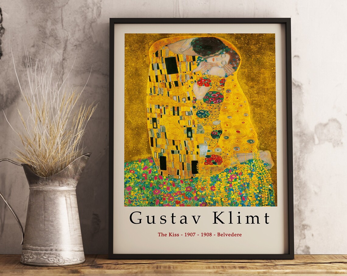 The Kiss by Gustav Klimt Art Print - Image 3