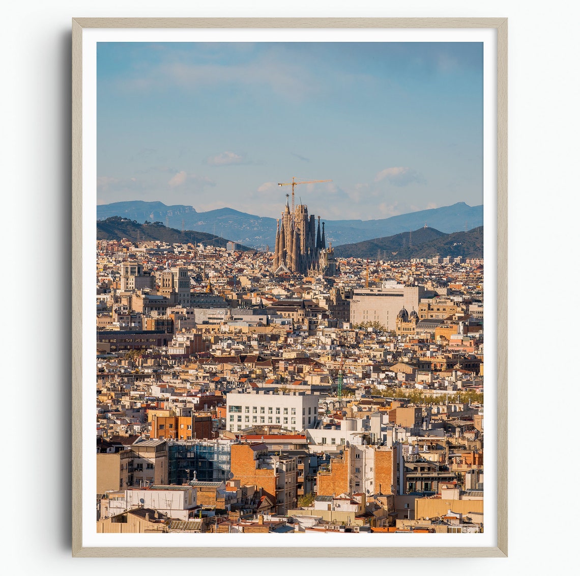 Sagrada Familia Gaudi Barcelona Print Gaudi Art Barcelona City Poster Catalonia Travel Art Spain Print Original Photography