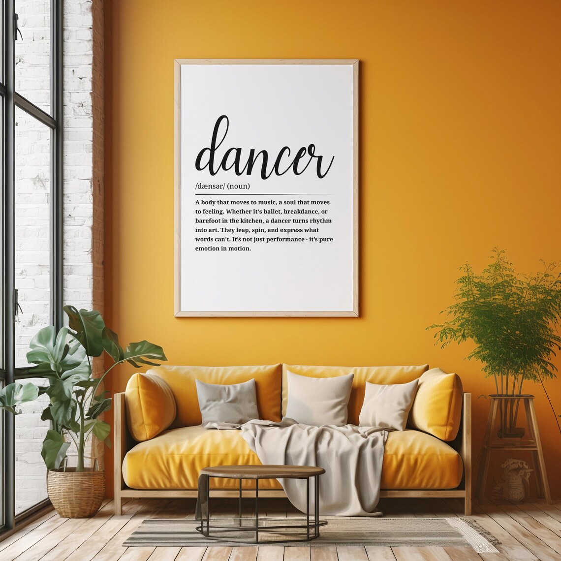 Dancer Definition Poster, Elegant Dance Decor - Image 6
