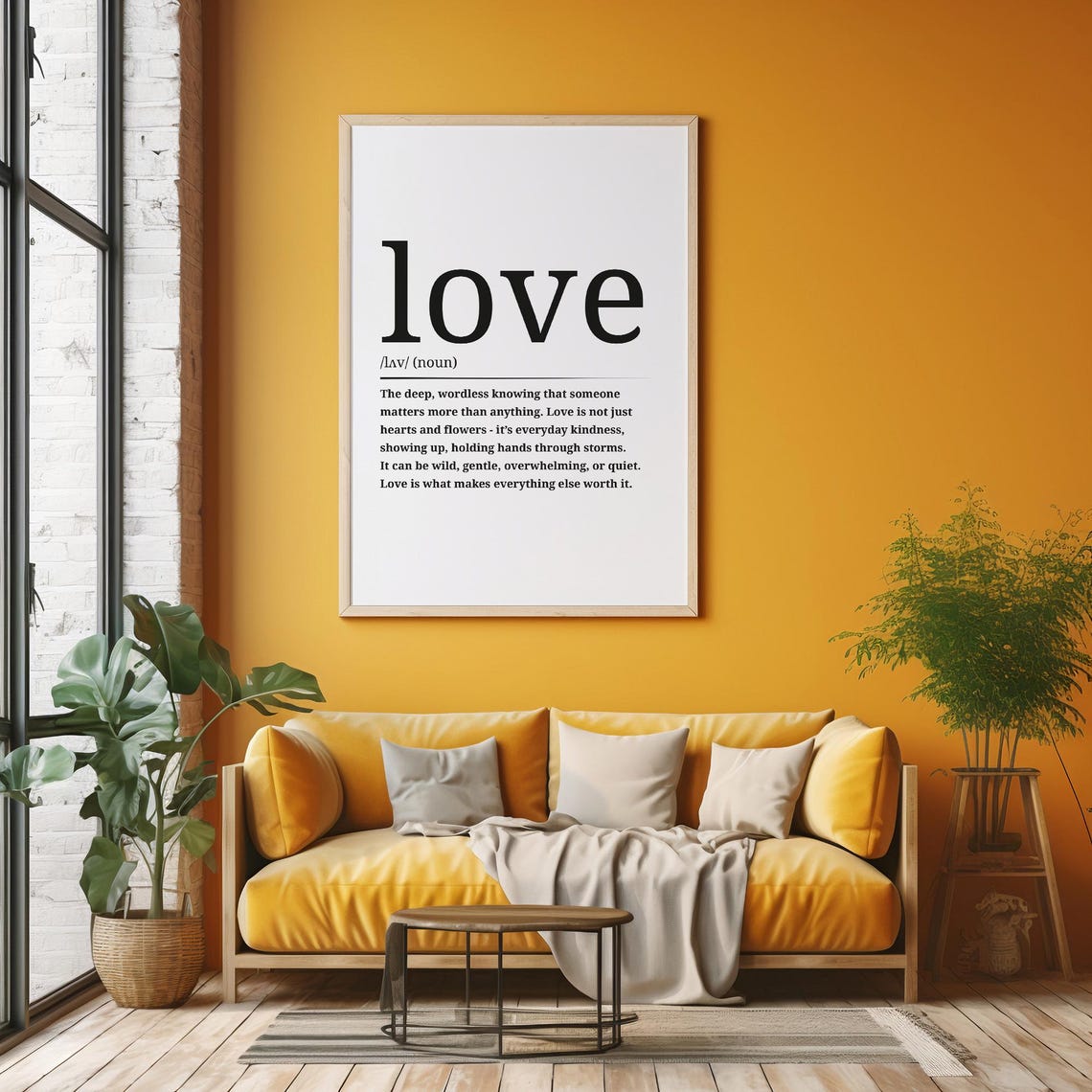 Love Definition Serif Typography Dictionary Style Word Art Poster - Image 6