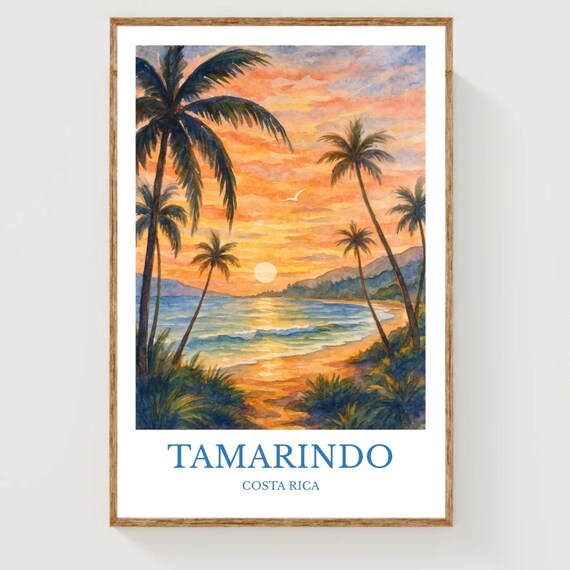 Tamarindo Travel Poster