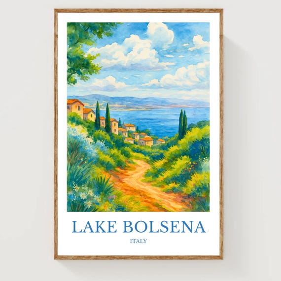 Lake Bolsena Poster