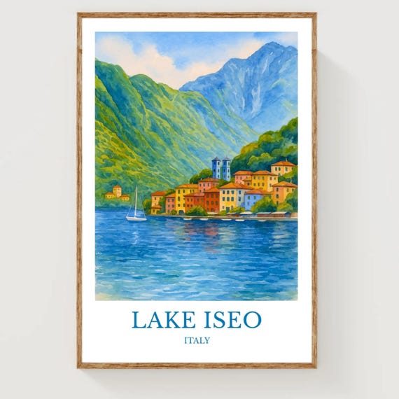 Lake Iseo Poster
