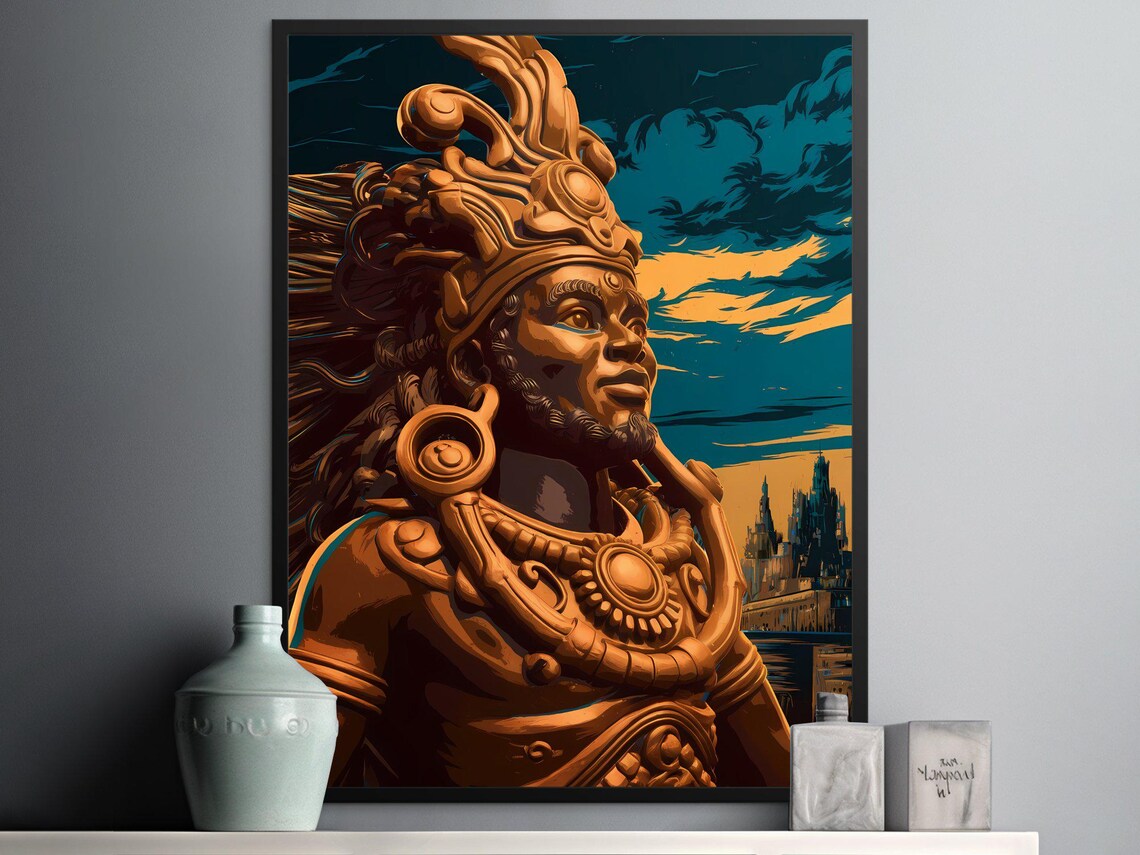 Yoruba Orishas African Santeria Cultural Mythology Art Print - Image 2