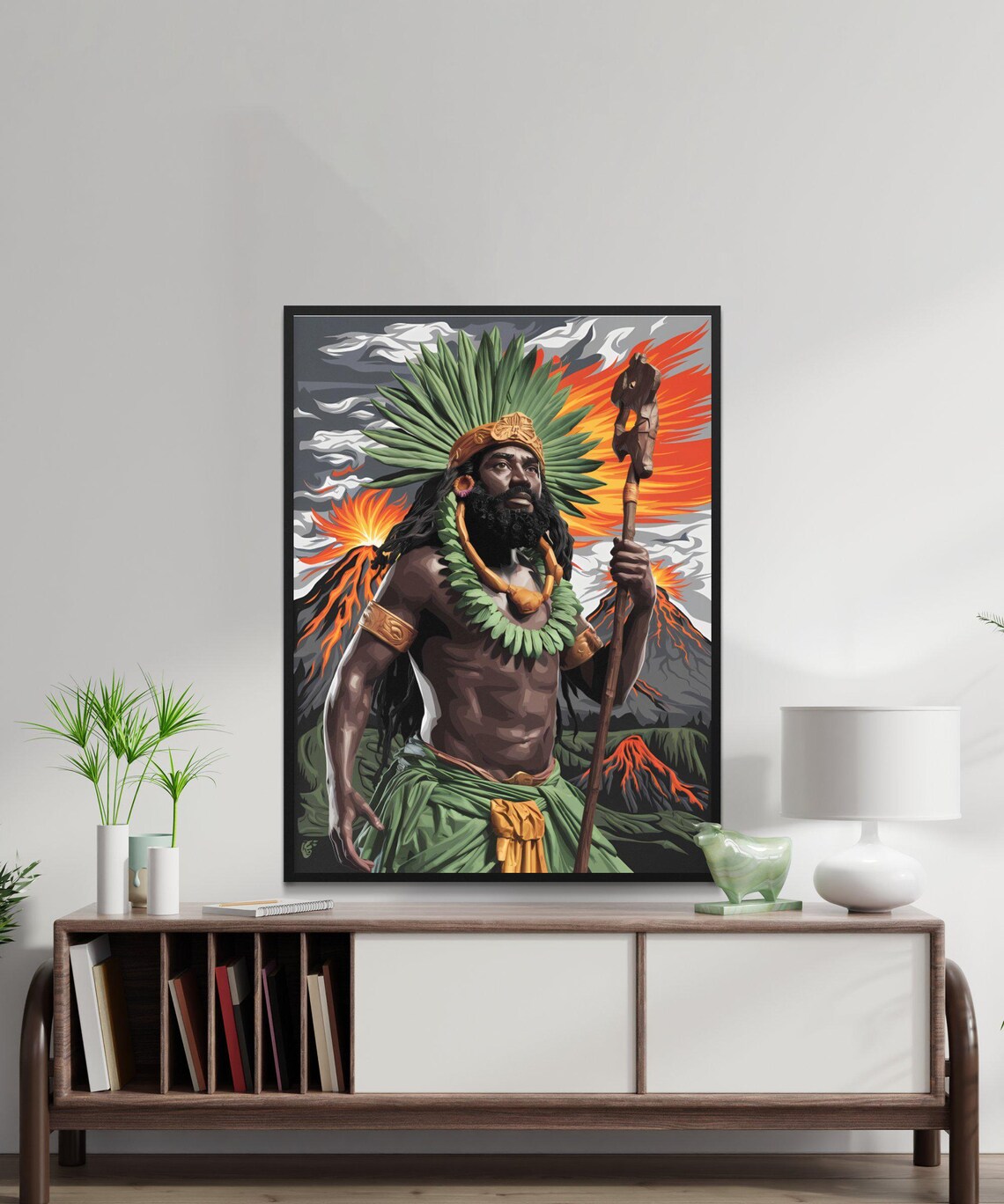African Santeria Yoruba Orishas Art Print, Spiritual Decor - Image 4