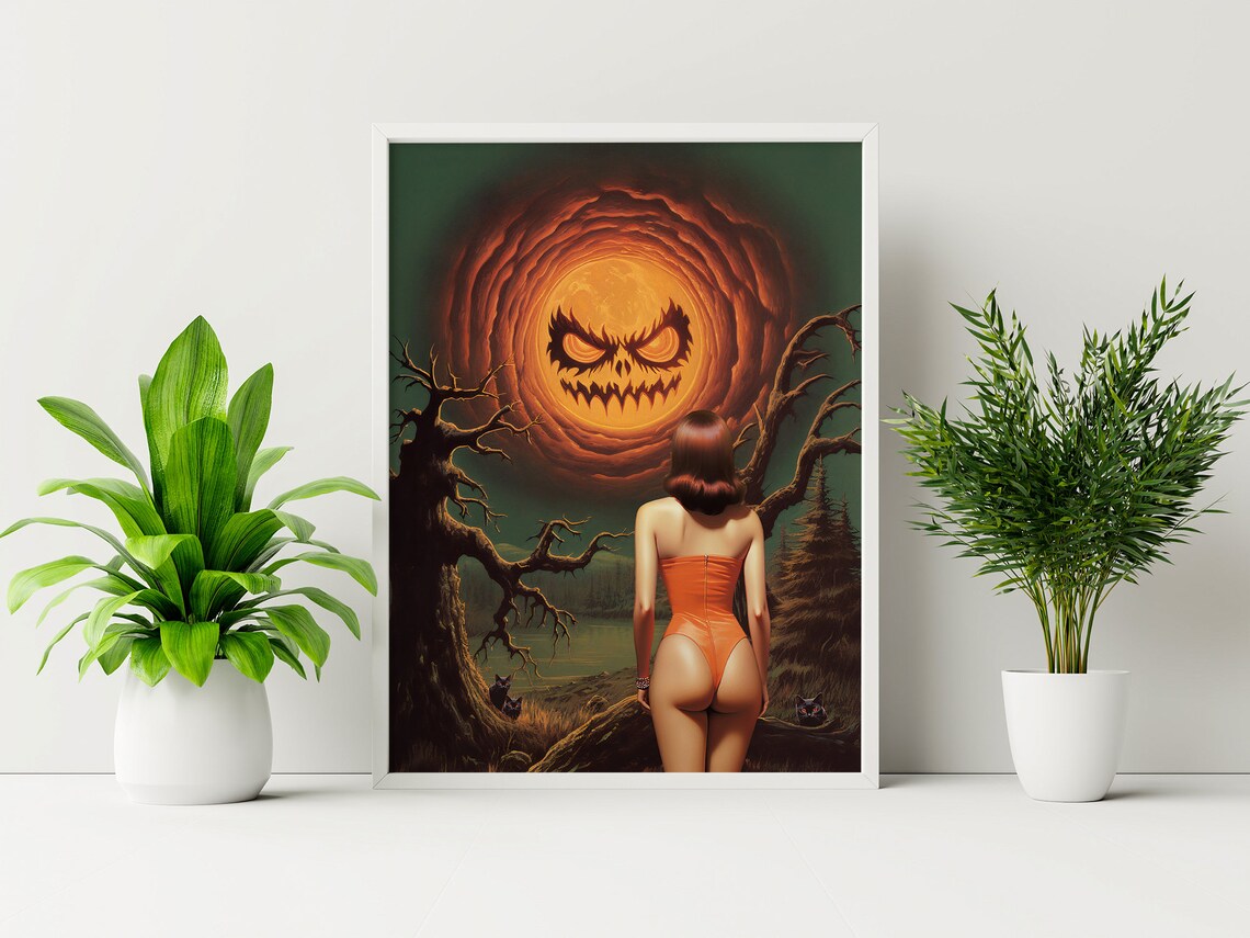 Lost V3 Halloween Psychedelic Surreal Art Poster - Image 3