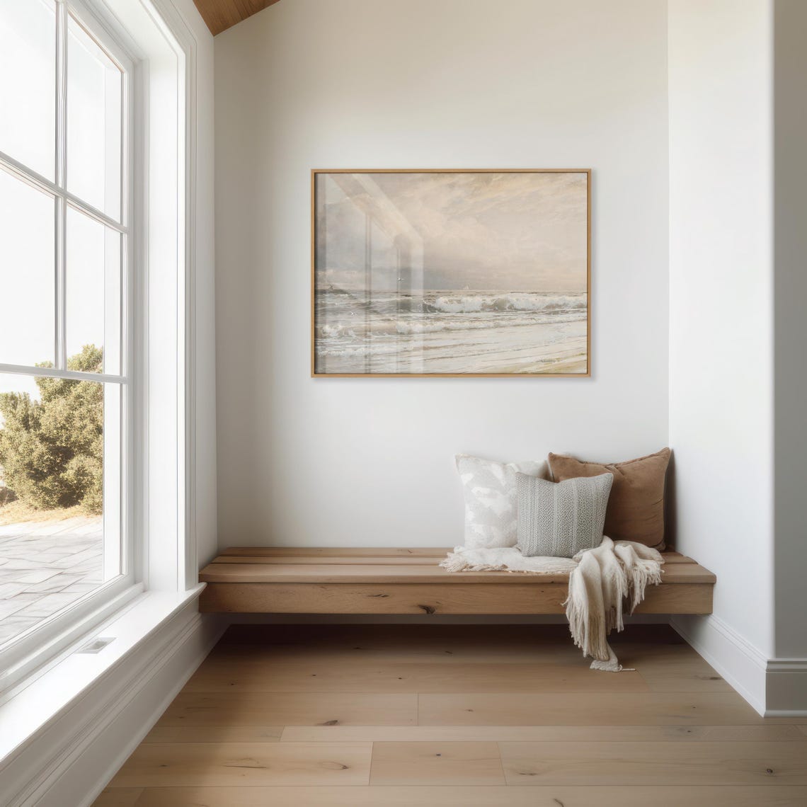 Ocean Landscape Wall Art Vintage Seascape Moody Nursery Home Decor Vivid Art Print Wr 316 - Image 3