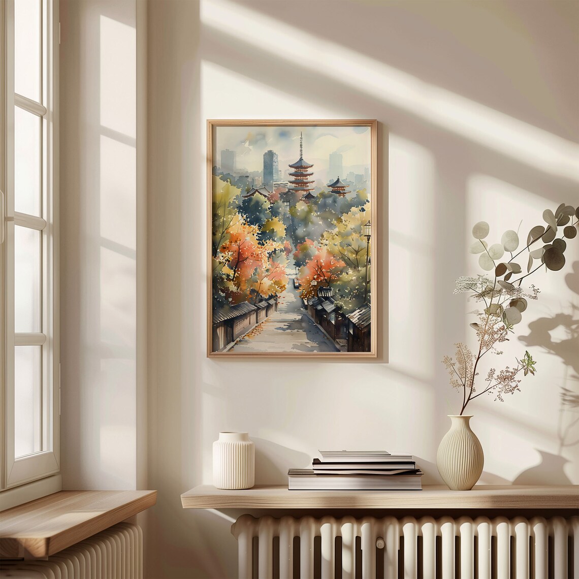 Tokyo Watercolor Painting Japan Travel Poster - Image 4