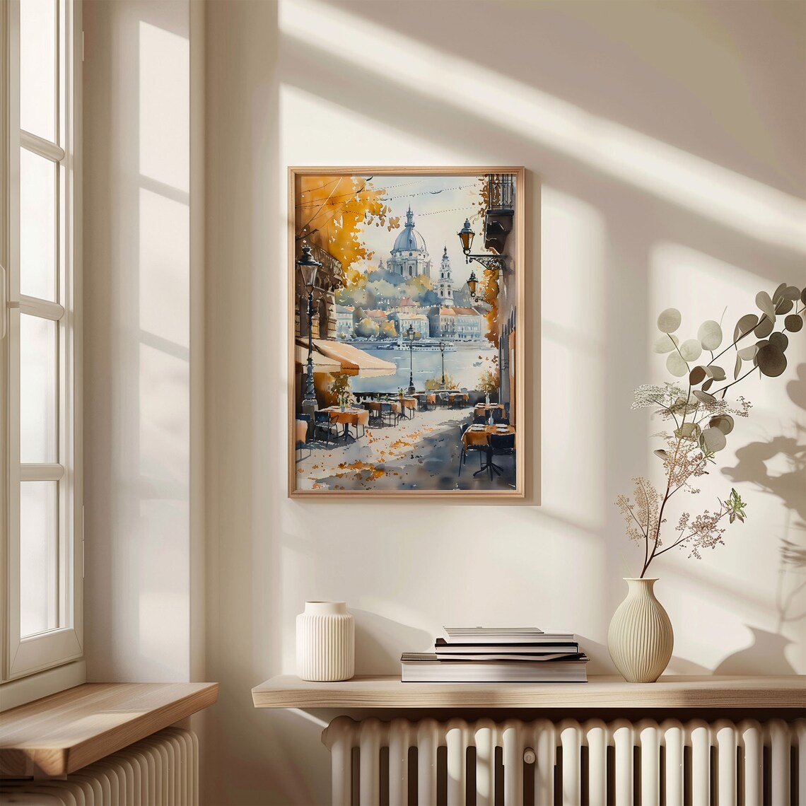 Budapest Watercolor Painting, Hungary Travel Poster - Image 4