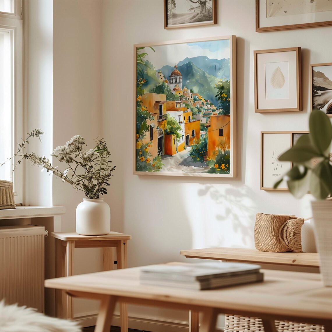 Guanajuato Watercolor Painting Mexico Travel Poster Wall Art Print Home Dcor Art Gift Poster Watercolor Art C30 359 - Image 3