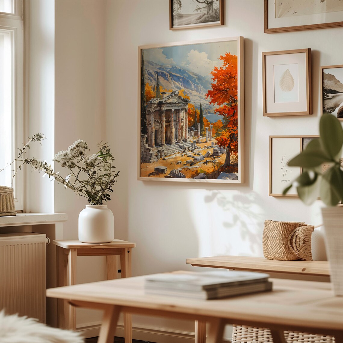 Ephesus Watercolor Travel Poster, Wall Art Print - Image 3