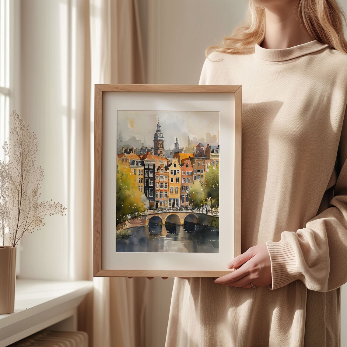 Amsterdam City Poster Wedding Gift Art Print - Image 2