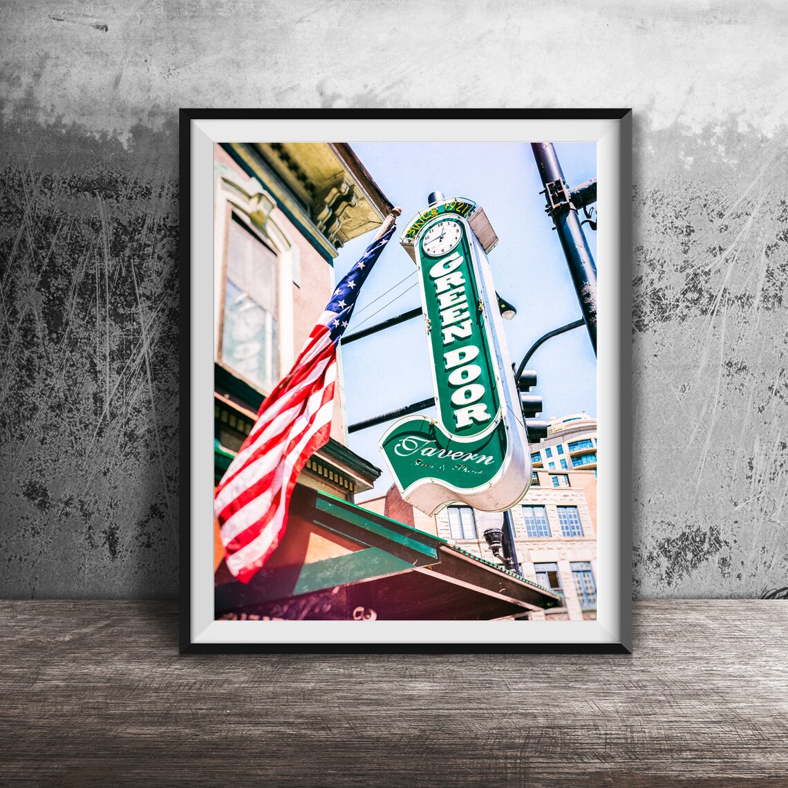 Green Door Tavern Chicago Photography Art Print