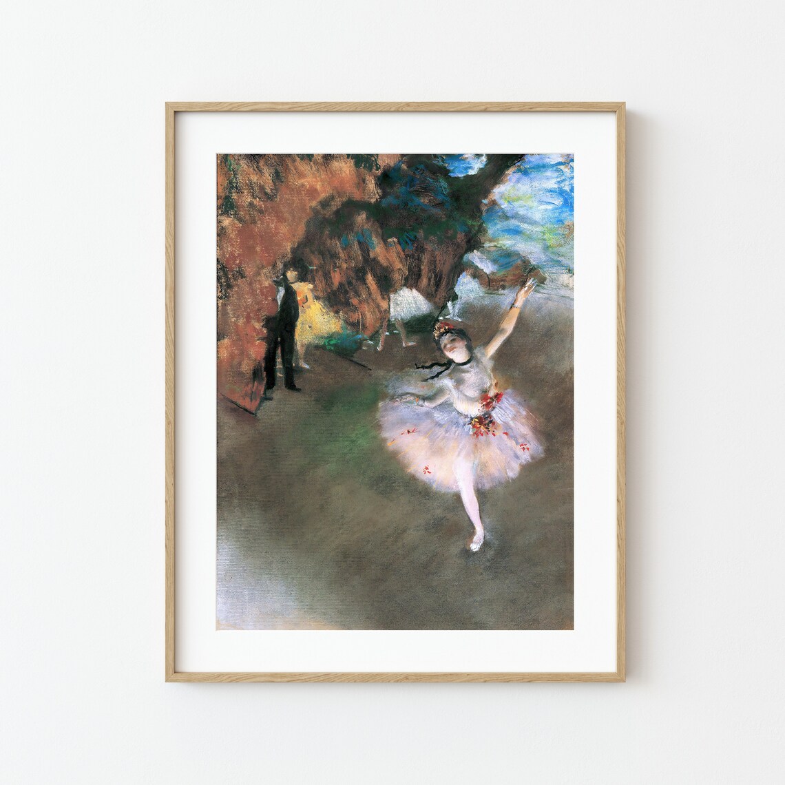 Edgar Degas Star Dancer On Stage Art Print - Image 3