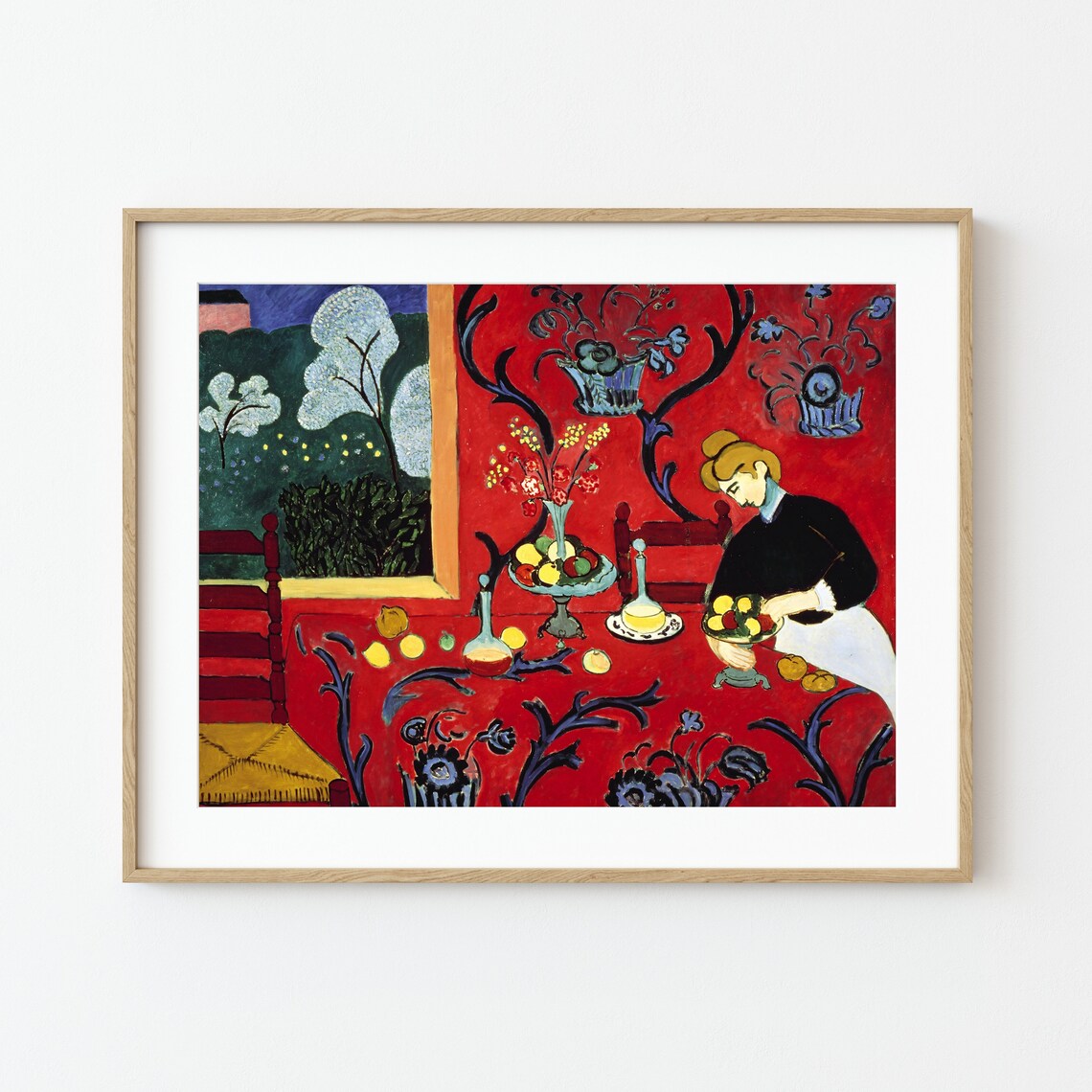 Henri Matisse Dessert Harmony In Red Art Print - Image 2