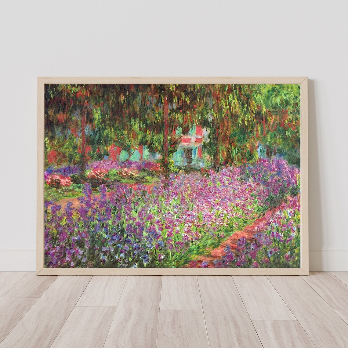 Claude Monet Garden at Giverny Impressionist Art Print - Image 2