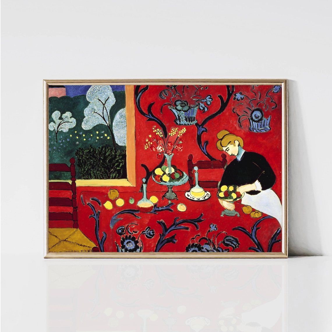 Henri Matisse Dessert Harmony In Red Art Print