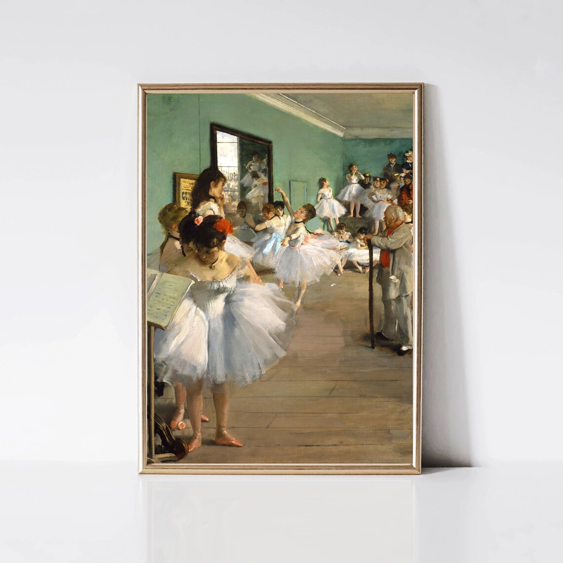Edgar Degas Ballet Dance Class Impressionist Ballerina Portrait Dance Art Print Dancer Print Printable Wall Art - Image 3