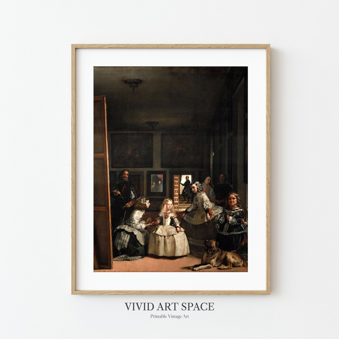 Las Meninas by Diego Velazquez, Portrait Art Print - Image 2