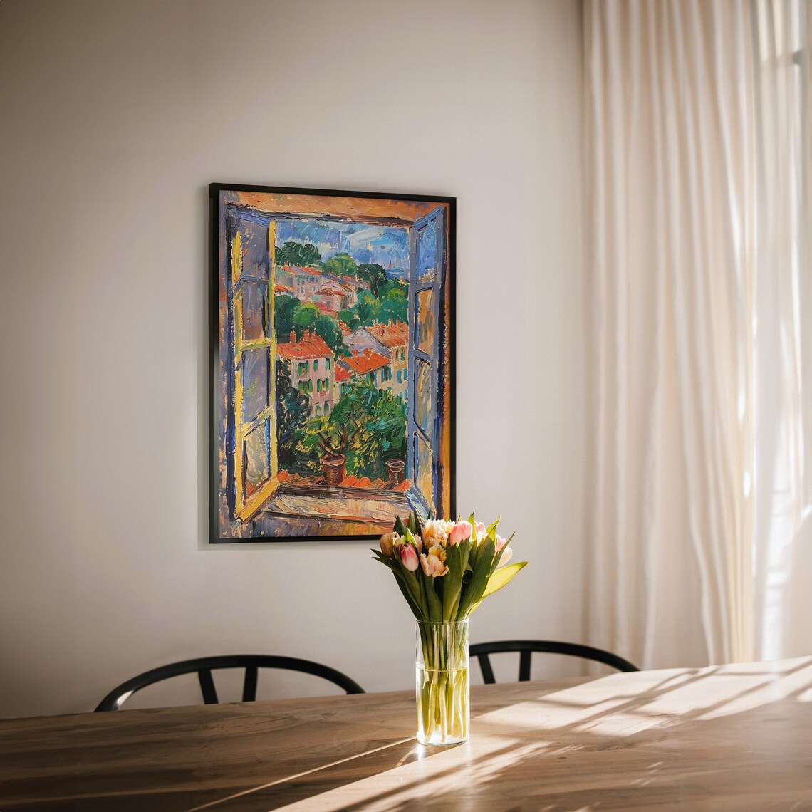 Open Window, Matisse-Inspired Vintage Poster - Image 4