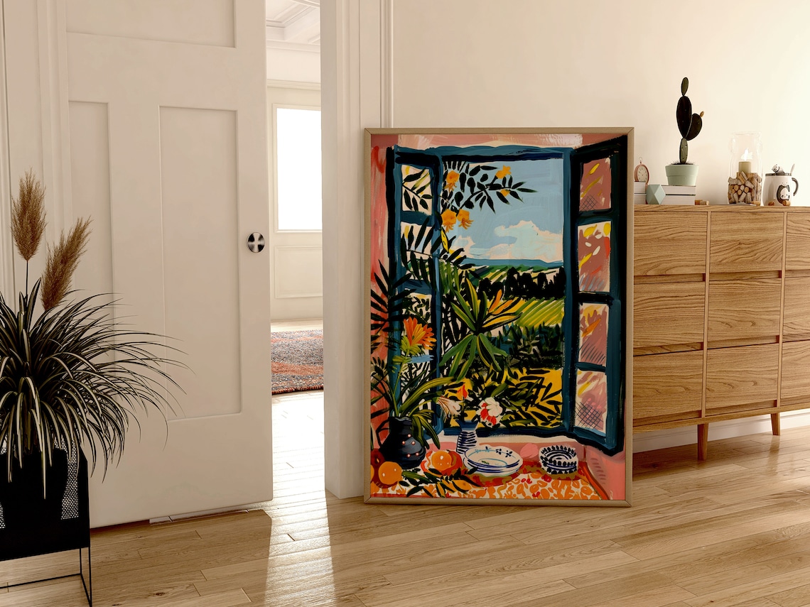 Open Window, Matisse-Inspired Fauvism Poster - Image 3