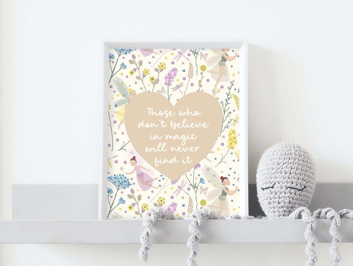 Those Who Dont Believe In Magic, Scandi Folk Print - Image 2
