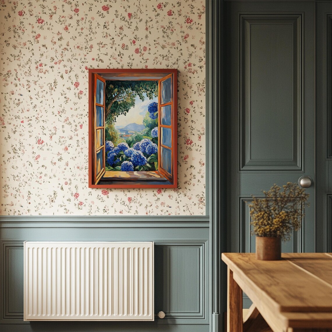 Open Window, Matisse-Inspired Garden Scene Art Print - Image 3
