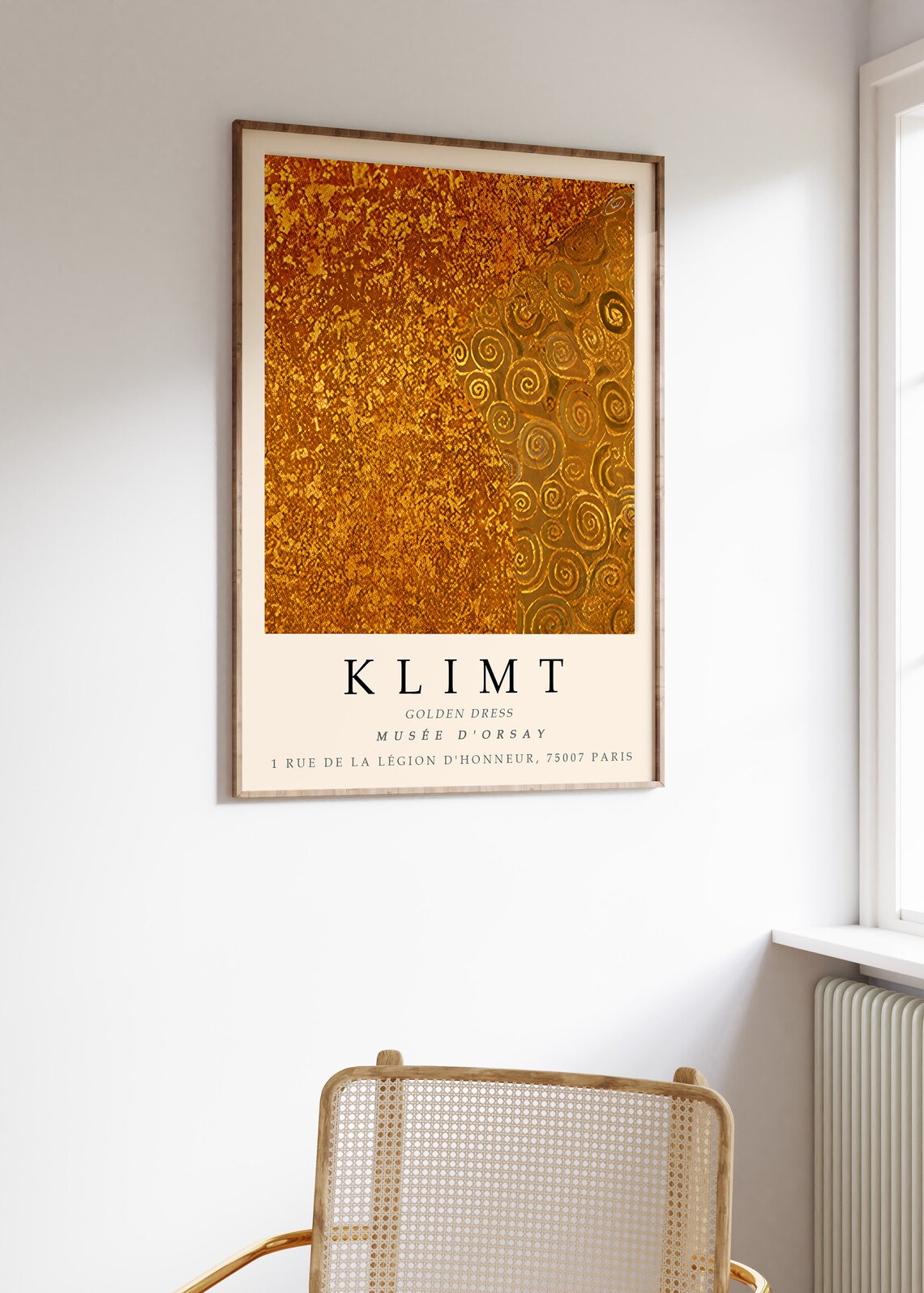 Gustav Klimt Golden Dress Art Nouveau Art Print - Image 3