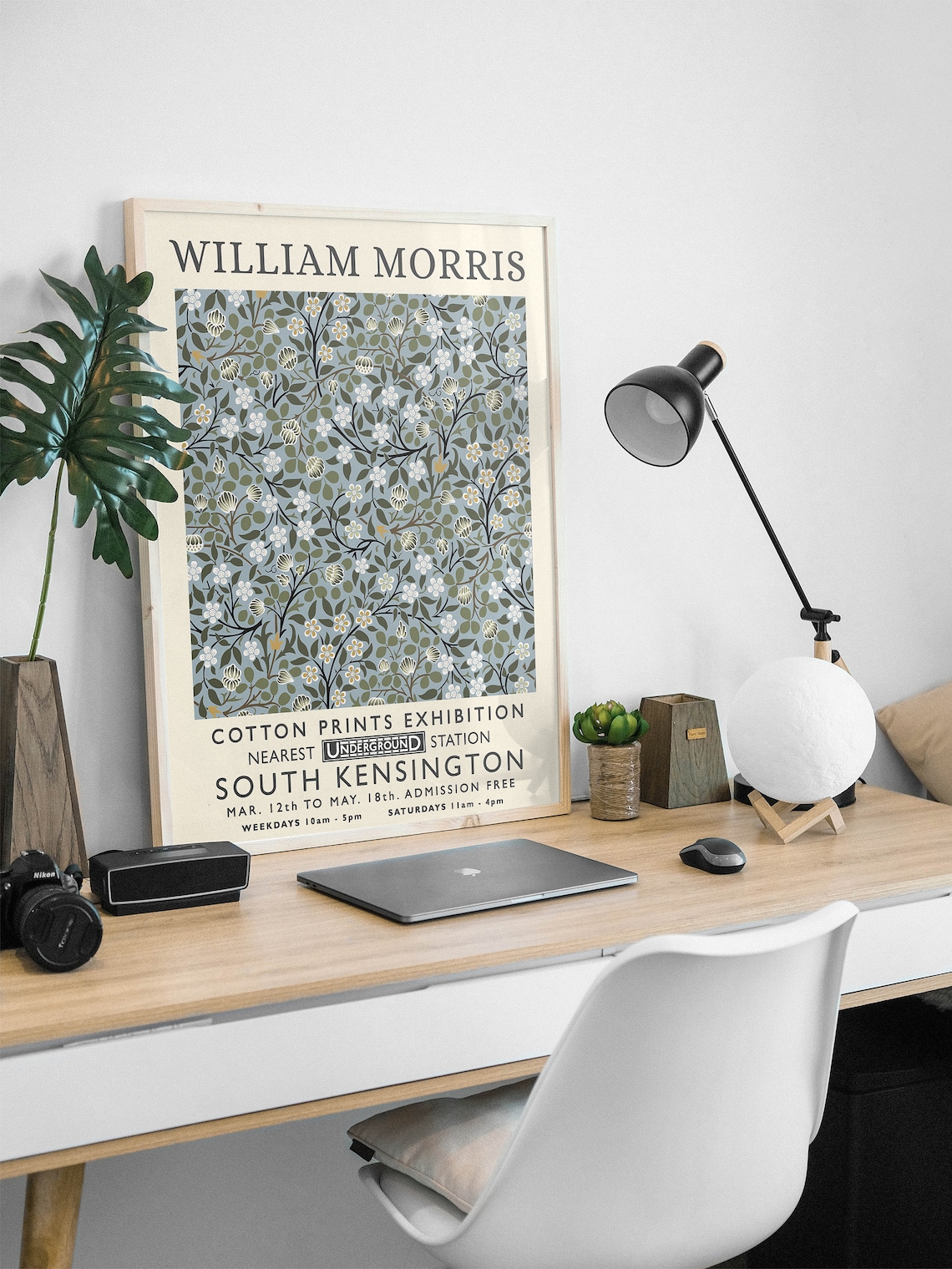 William Morris Vintage Floral Art Print Poster - Image 2