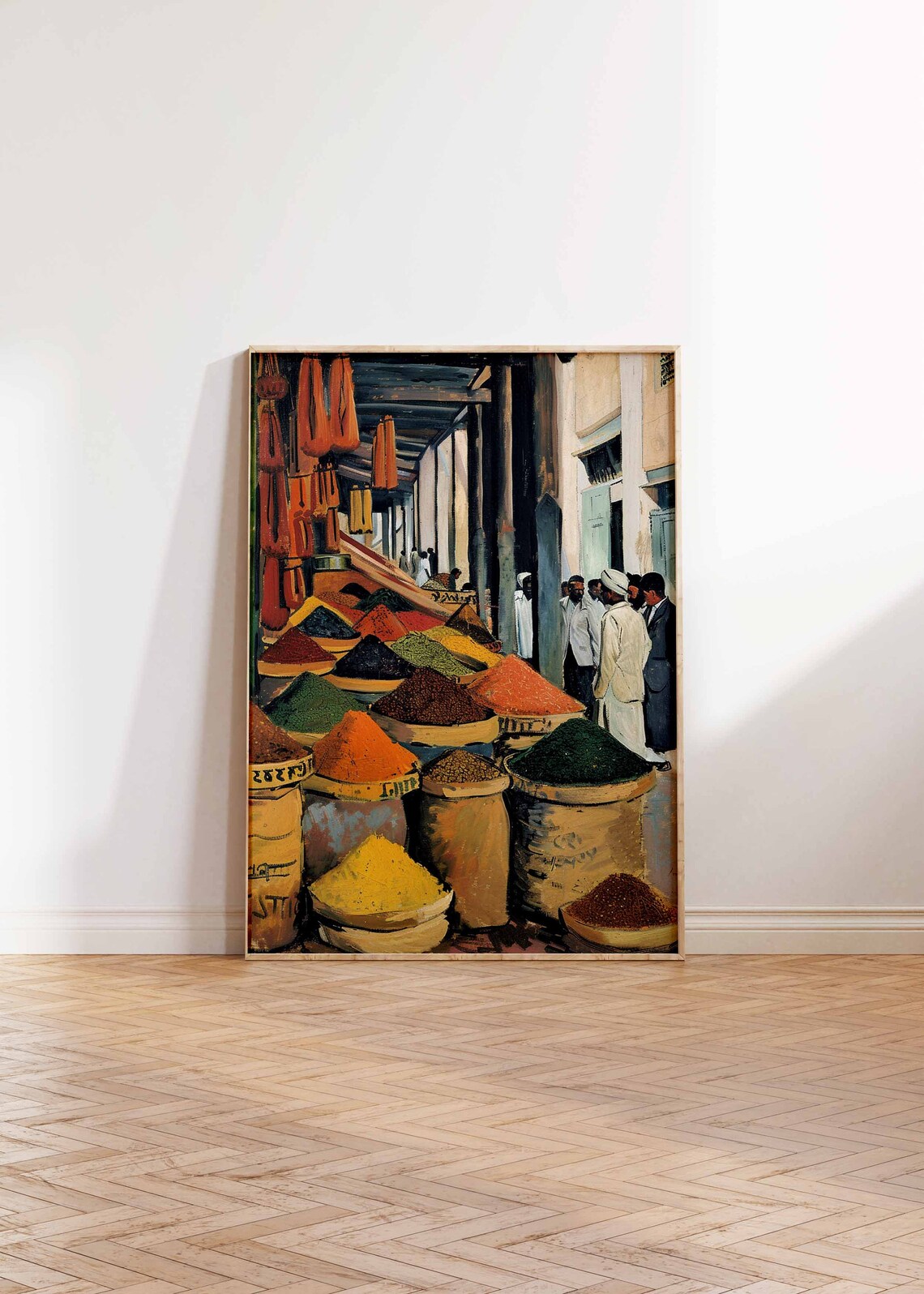 Indian Spice Market Poster Print, Cultural Decor - Image 2