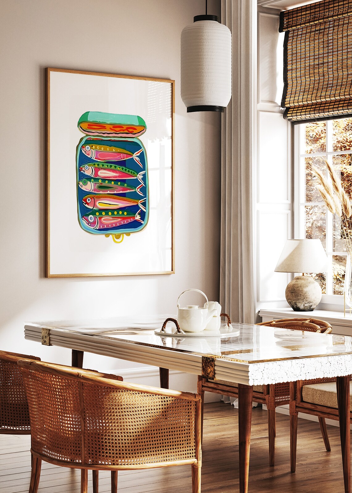 Sardines Vintage Kitchen Poster, Food Art Print - Image 2