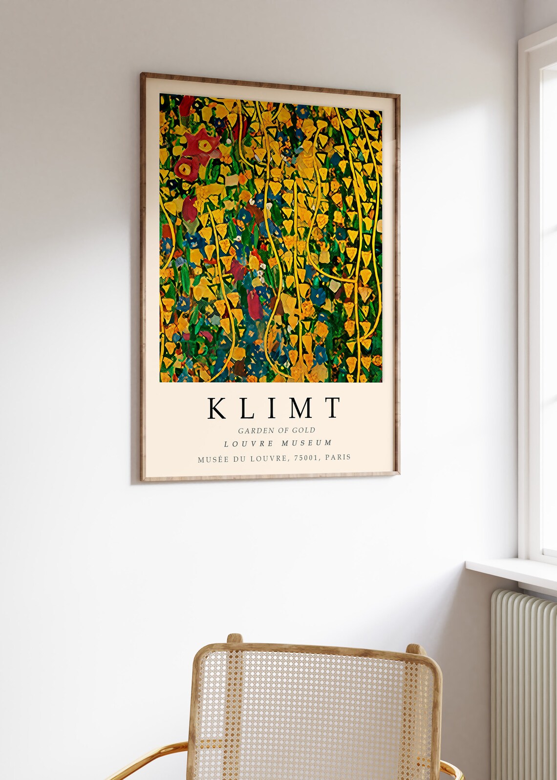 Gustav Klimt Garden Of Gold Art Nouveau Print - Image 3