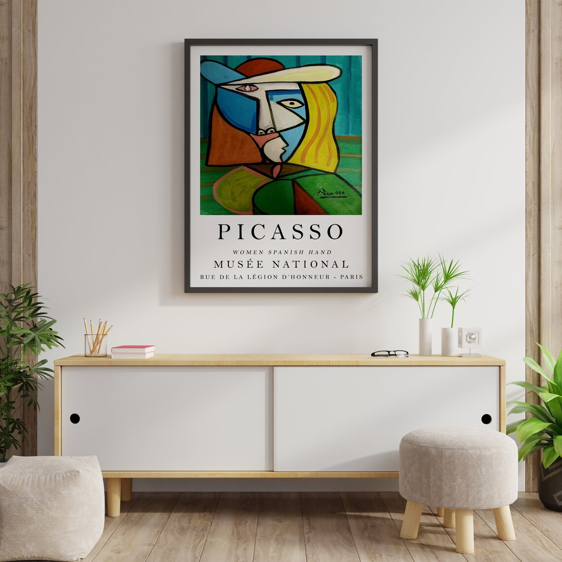 Picasso Exhibition Poster, Spanish Women Cubism Art Print - Image 2