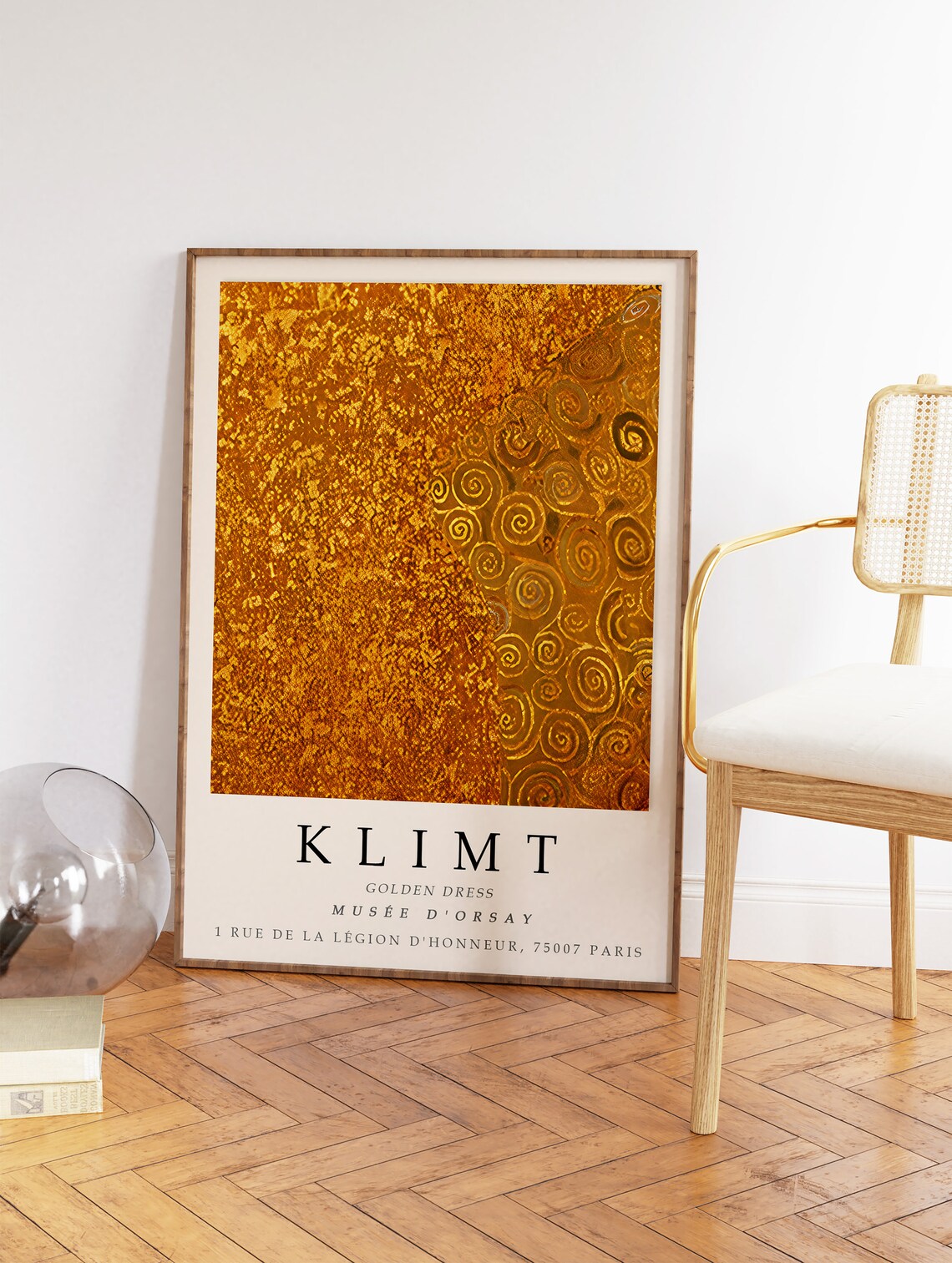 Gustav Klimt Golden Dress Art Nouveau Art Print - Image 2