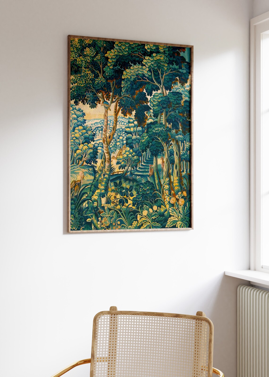 English Forest Art Print, Floral Wall Decor - Image 2