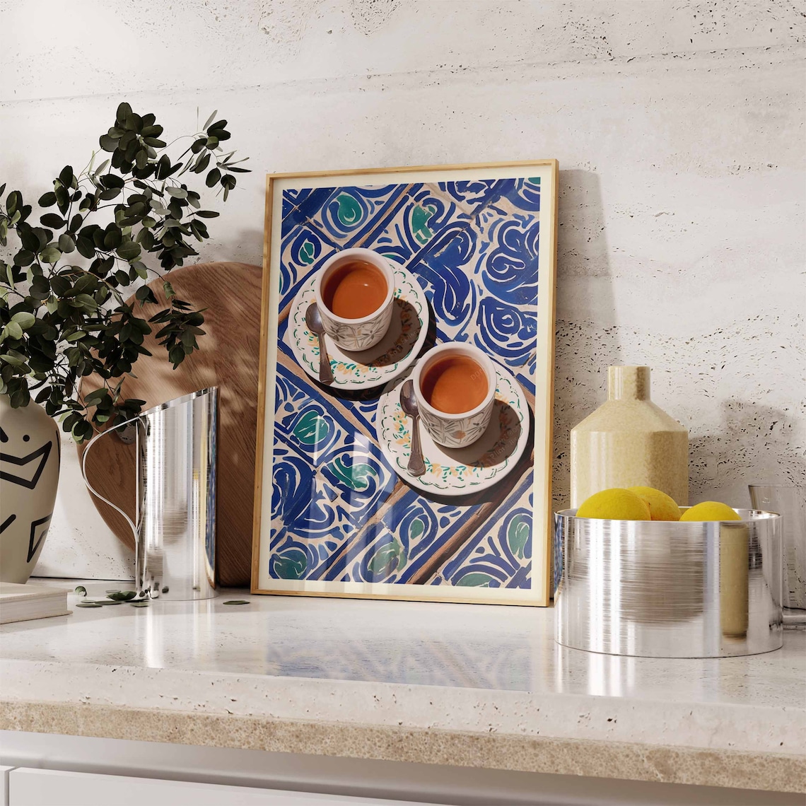Moroccan Coffee Vintage Coffee Poster, Kitchen Decor - Image 2