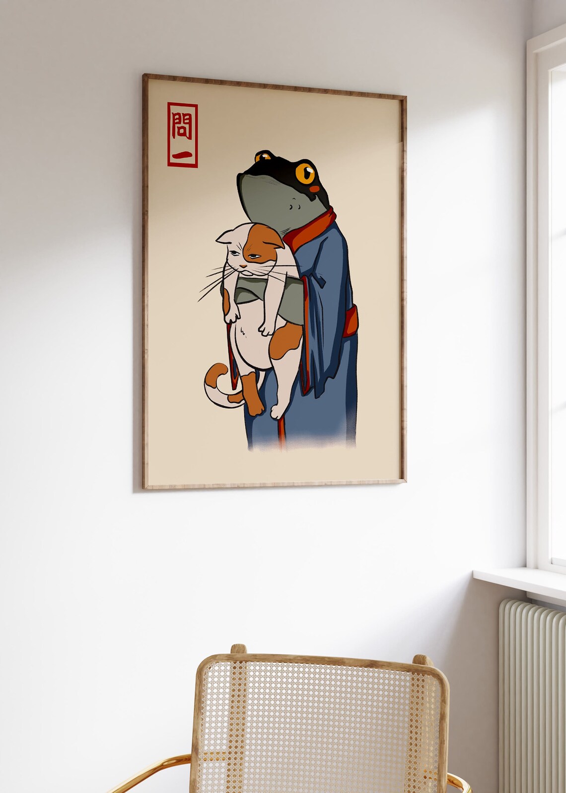 Matsumoto Hoji Frog Vintage Art Print Poster - Image 2