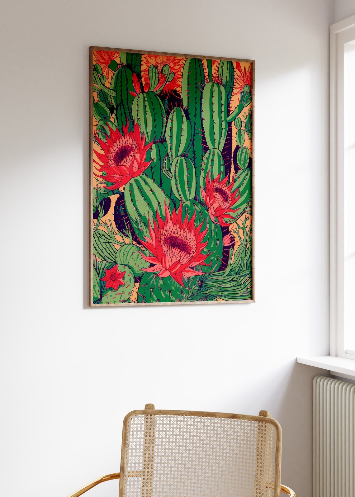 Mexican Cactus Vintage Latin Decor Poster - Image 3