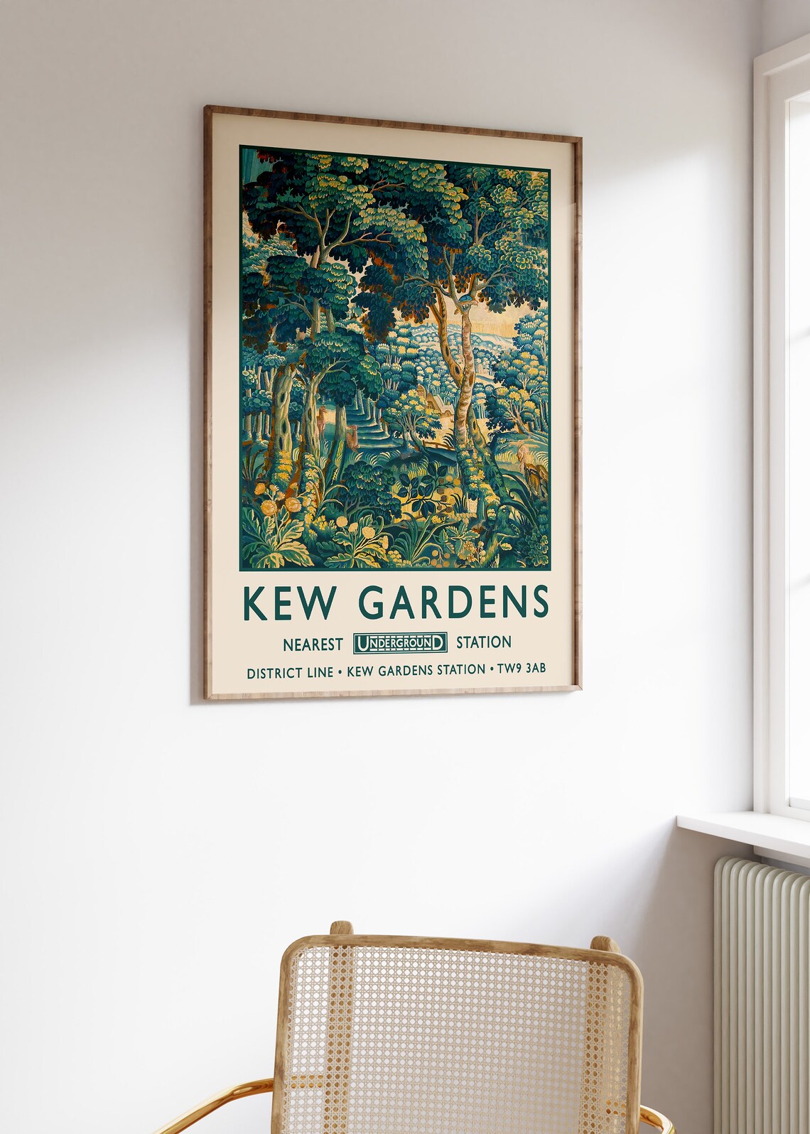 William Morris London Vintage Poster Print - Image 2